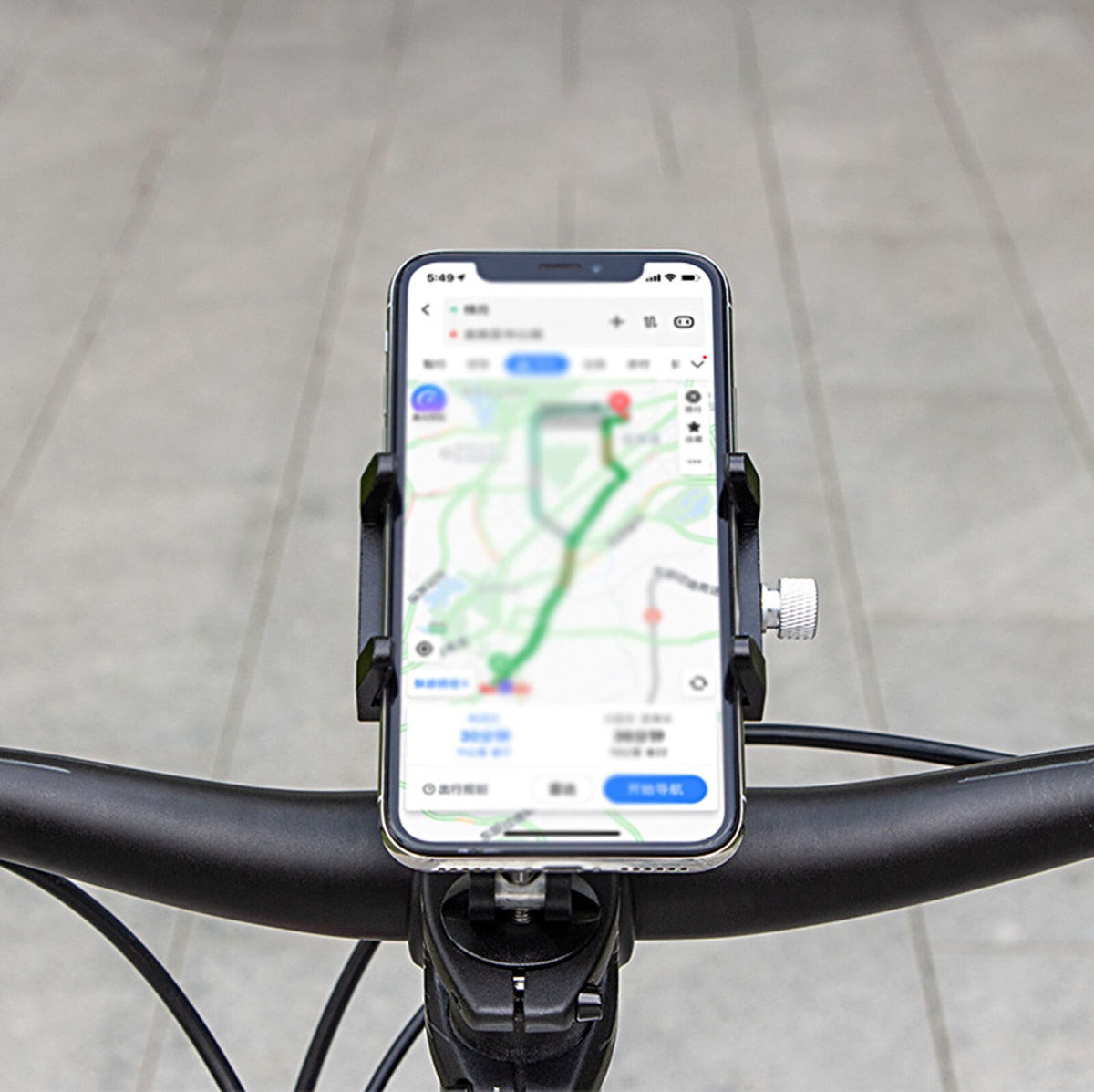 GUB G93 Universele Telefoonhouder voor Balhoofd Fiets Stuur Zwart afbeelding 8