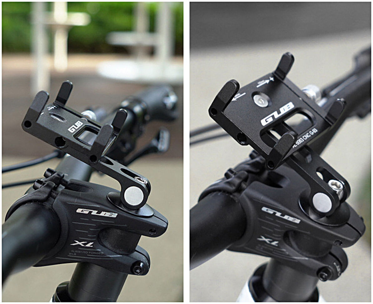 GUB G93 Universele Telefoonhouder voor Balhoofd Fiets Stuur Zwart afbeelding 9
