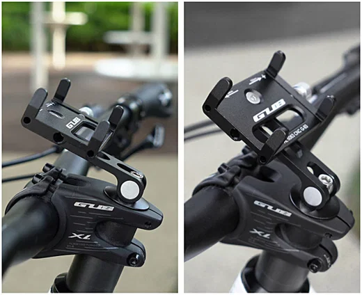 GUB G93 Universele Telefoonhouder voor Balhoofd Fiets Stuur Zwart afbeelding 9