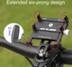 GUB G95 Universele Stevige Telefoonhouder voor Balhoofd Fiets Stuur afbeelding 5