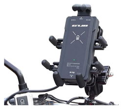 GUB P70 Telefoonhouder Motor/Scooter met Draadloos Opladen 15W Zwart afbeelding