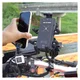 GUB P70 Telefoonhouder Motor/Scooter met Draadloos Opladen 15W Zwart afbeelding 6