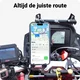 GUB P70 Telefoonhouder Motor/Scooter met Draadloos Opladen 15W Zwart afbeelding 2