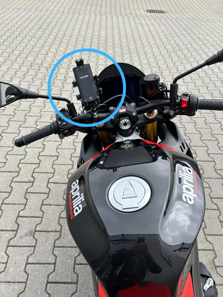GUB P60 Telefoonhouder Motor/Scooter Stuurhouder Verstelbaar Zwart afbeelding 5