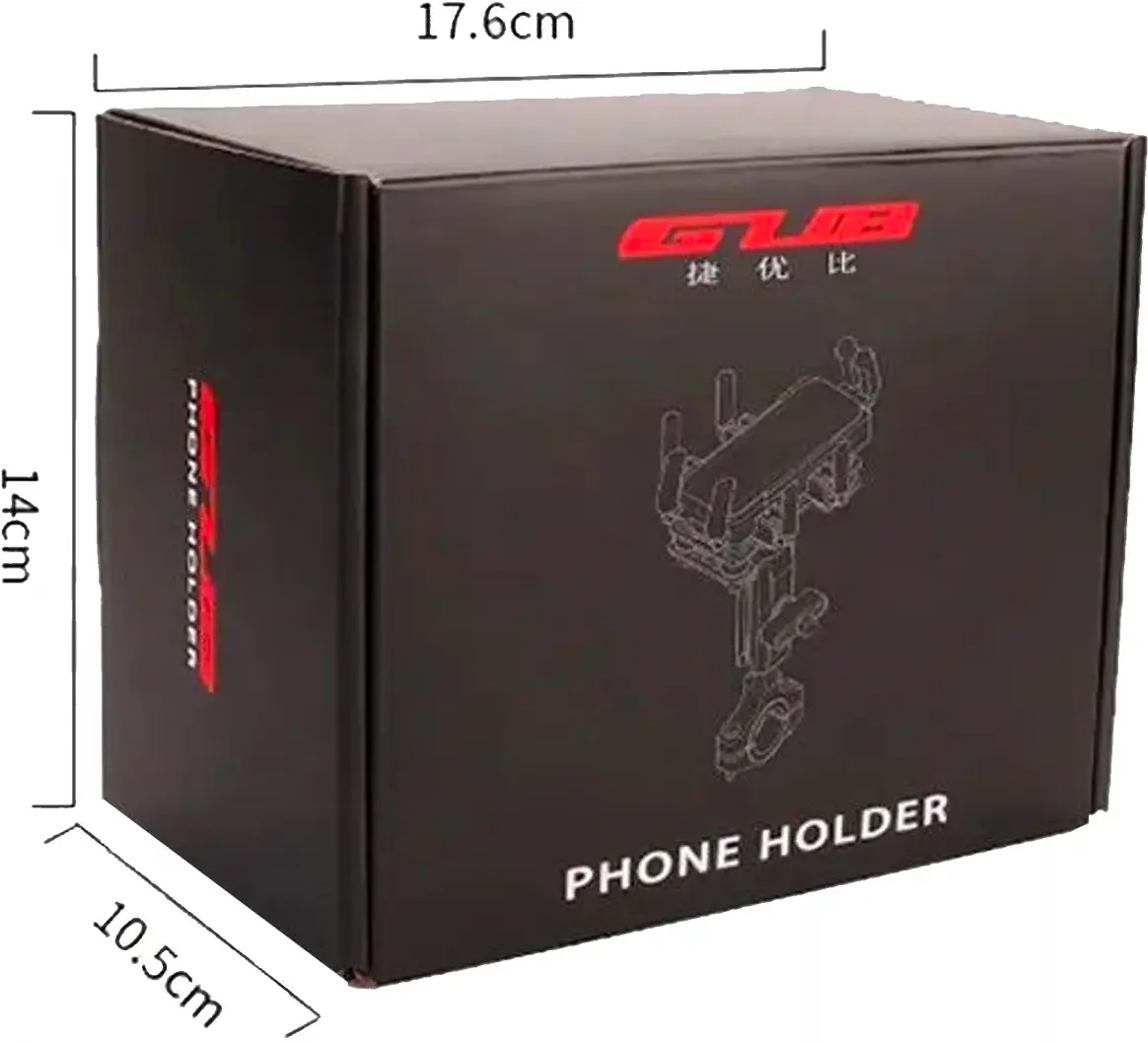 GUB P60 Telefoonhouder Motor/Scooter Stuurhouder Verstelbaar Zwart afbeelding 11
