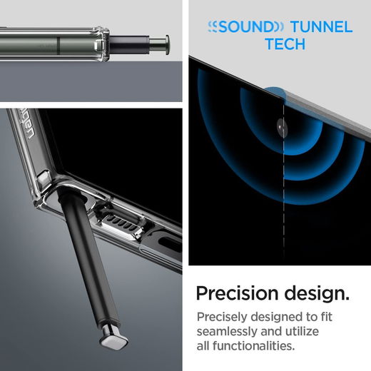 Spigen Ultra Hybrid MagSafe Samsung Galaxy S23 Ultra Hoesje Zwart afbeelding 5