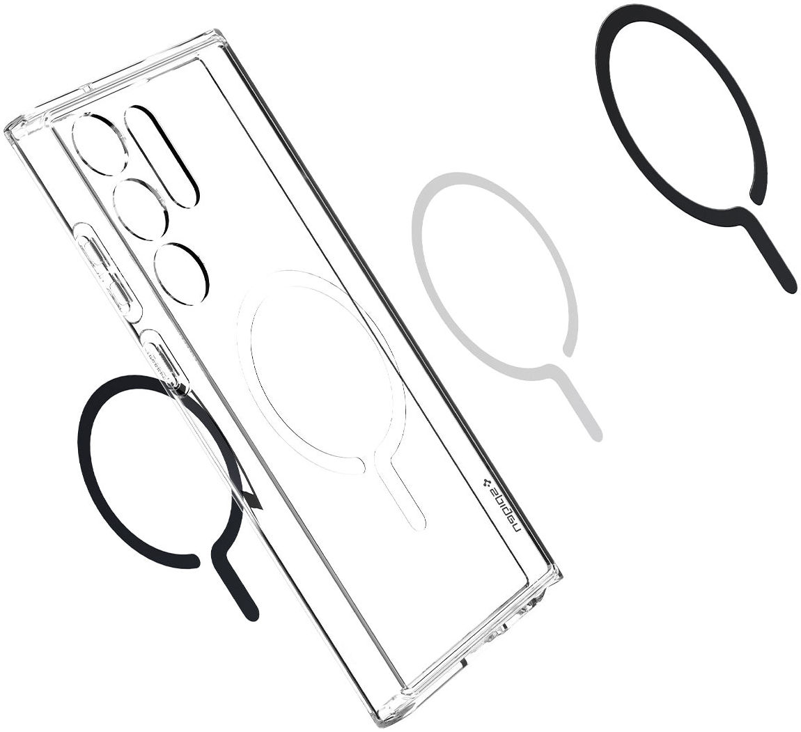 Spigen Ultra Hybrid MagSafe Samsung Galaxy S23 Ultra Hoesje Zwart afbeelding 12