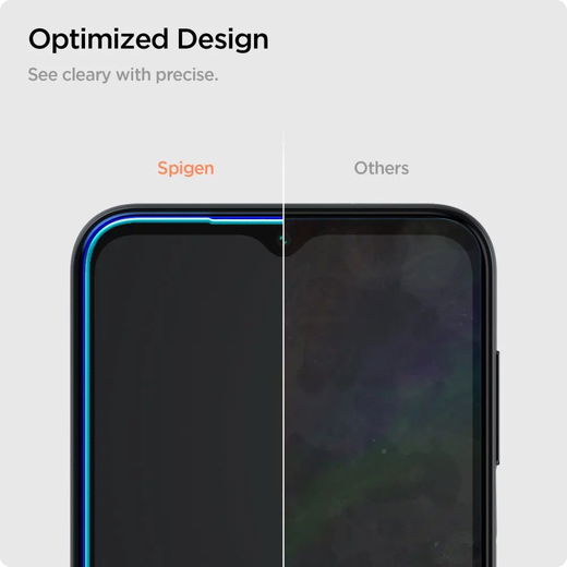 Spigen GLAS.tR Slim Samsung Galaxy A14 Screen Protector [2-Pack] afbeelding 6