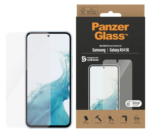 PanzerGlass Ultra-Wide Samsung Galaxy A54 Screen Protector afbeelding 1