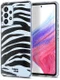 HappyCase Samsung Galaxy A53 Hoesje Flexibel TPU Zebra Print afbeelding 2