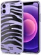 HappyCase Apple iPhone 12 Hoesje Flexibel TPU Zebra Print afbeelding 4