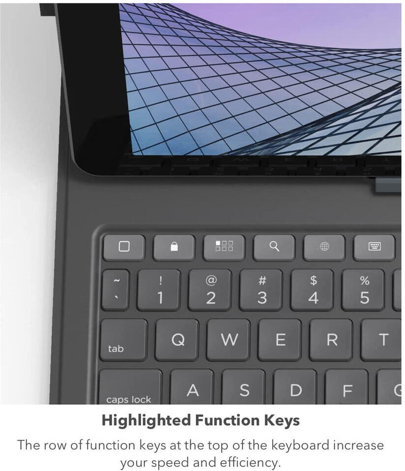ZAGG Messenger Folio 2 iPad 11 (2025) / 10.9 (2022) Toetsenbord Hoes afbeelding 4