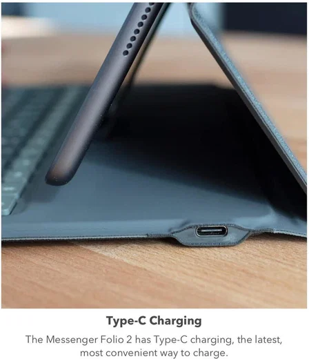 ZAGG Messenger Folio 2 iPad 11 (2025) / 10.9 (2022) Toetsenbord Hoes afbeelding 5