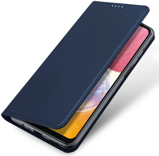 Dux Ducis Skin Pro Samsung Galaxy A14 Hoesje Portemonnee Blauw afbeelding 1