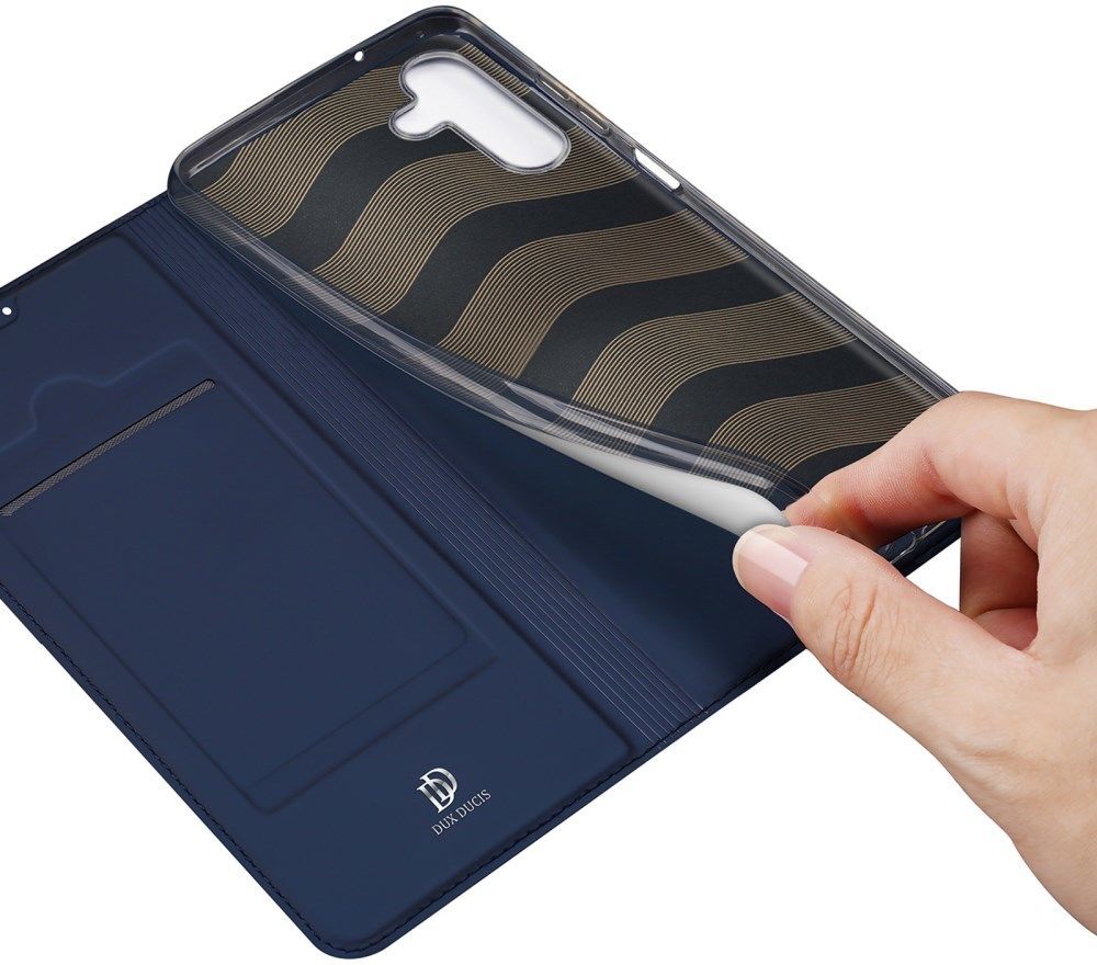 Dux Ducis Skin Pro Samsung Galaxy A14 Hoesje Portemonnee Blauw afbeelding 7