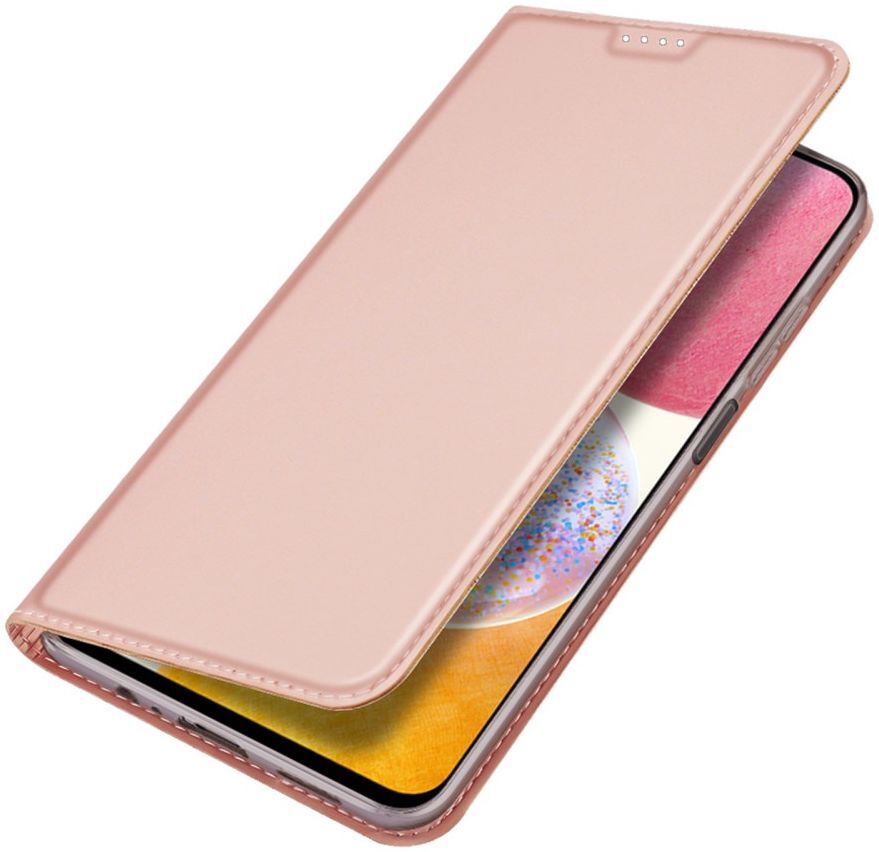 Dux Ducis Skin Pro Samsung Galaxy A14 Hoesje Portemonnee Roze afbeelding 1