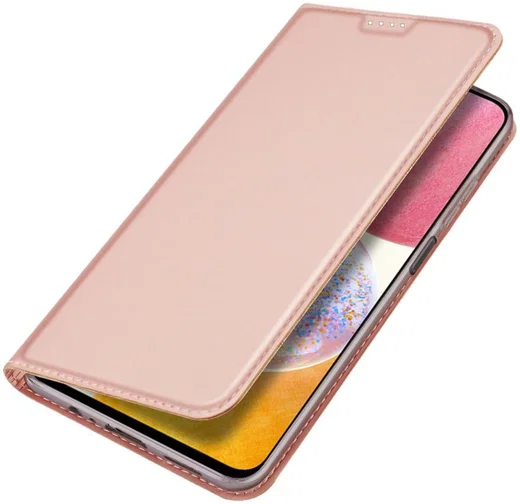 Dux Ducis Skin Pro Samsung Galaxy A14 Hoesje Portemonnee Roze afbeelding 1