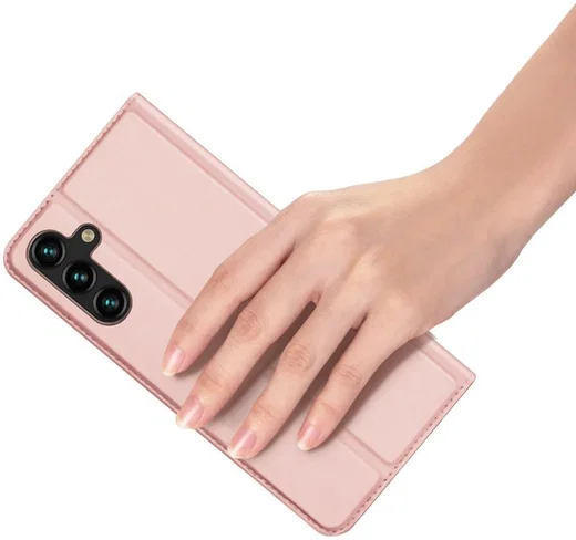 Dux Ducis Skin Pro Samsung Galaxy A14 Hoesje Portemonnee Roze afbeelding 6