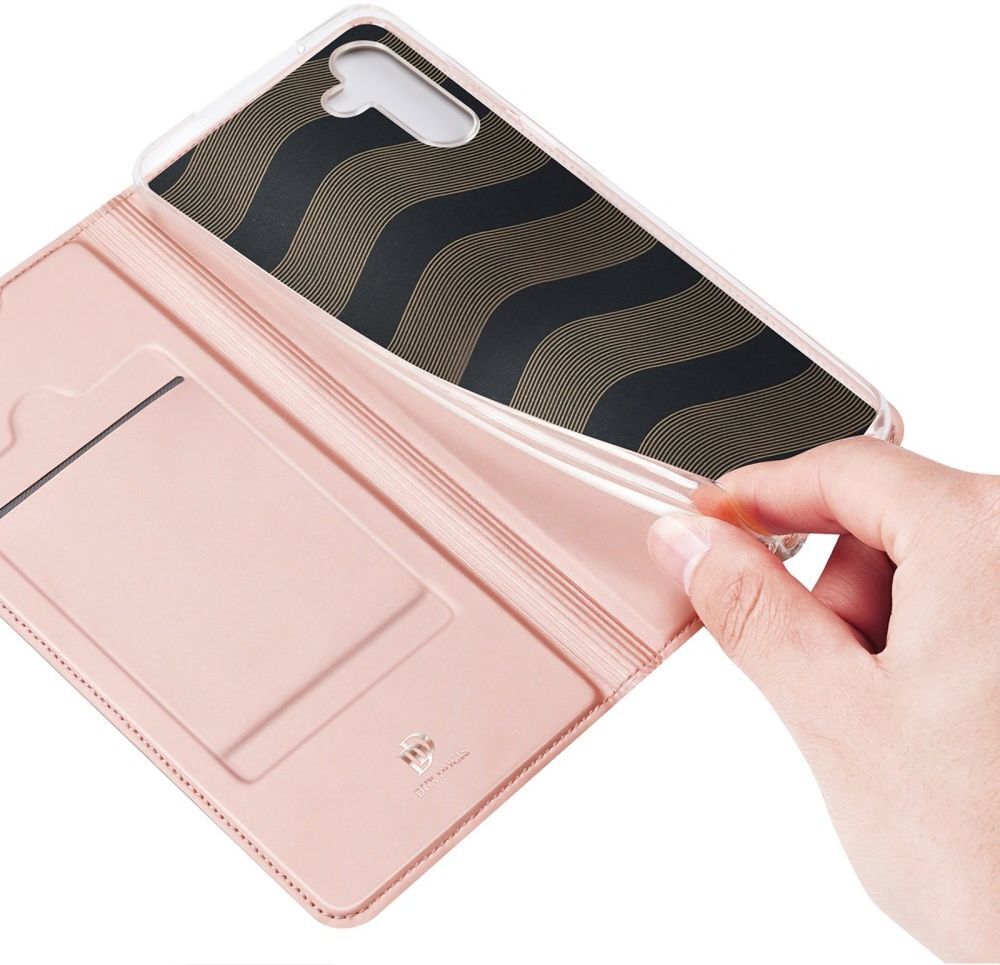 Dux Ducis Skin Pro Samsung Galaxy A14 Hoesje Portemonnee Roze afbeelding 7