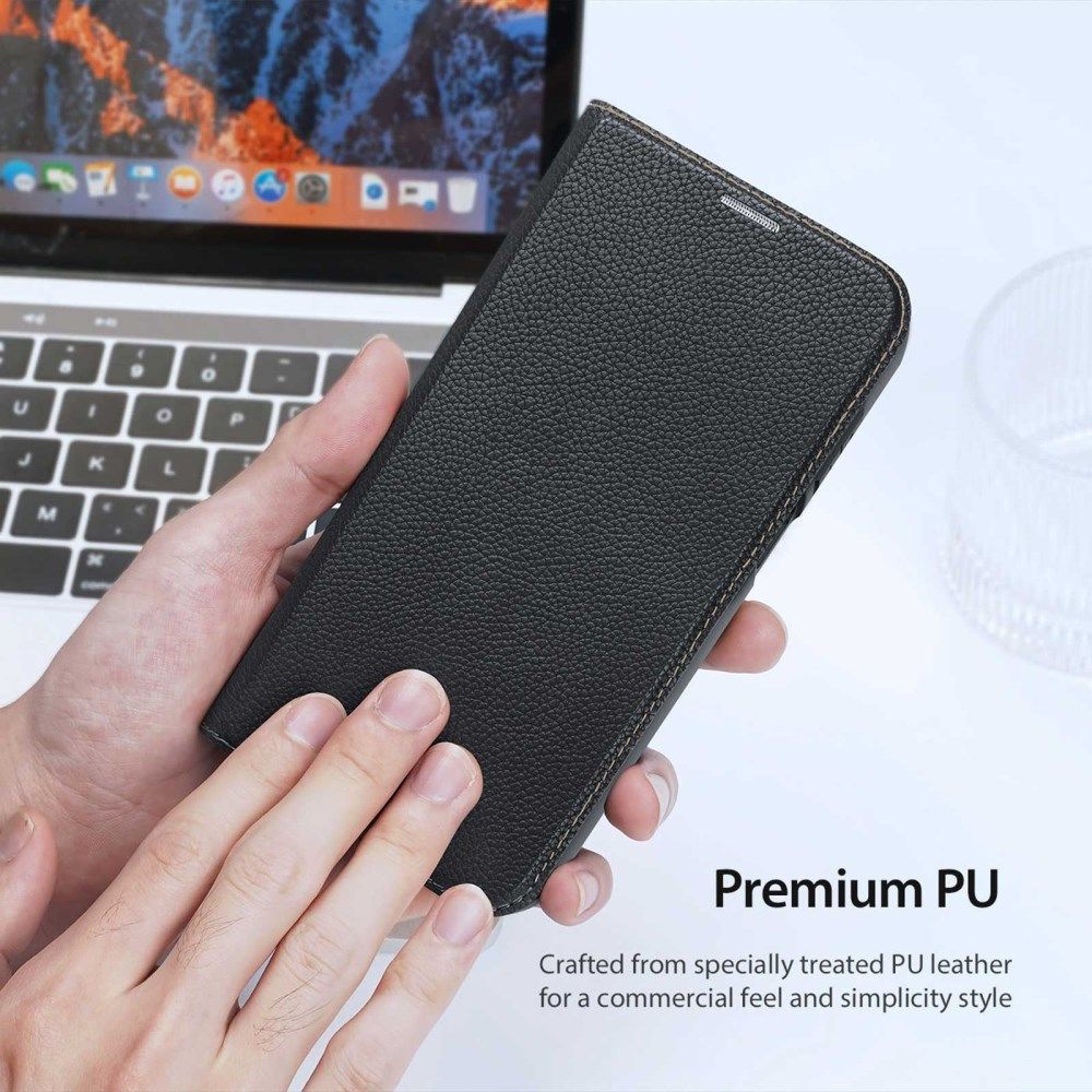 Dux Ducis Skin X2 Samsung Galaxy A14 Hoesje Book Case Zwart afbeelding 7