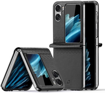 Dux Ducis Bril Oppo Find N2 Flip Hoesje Back Cover Zwart