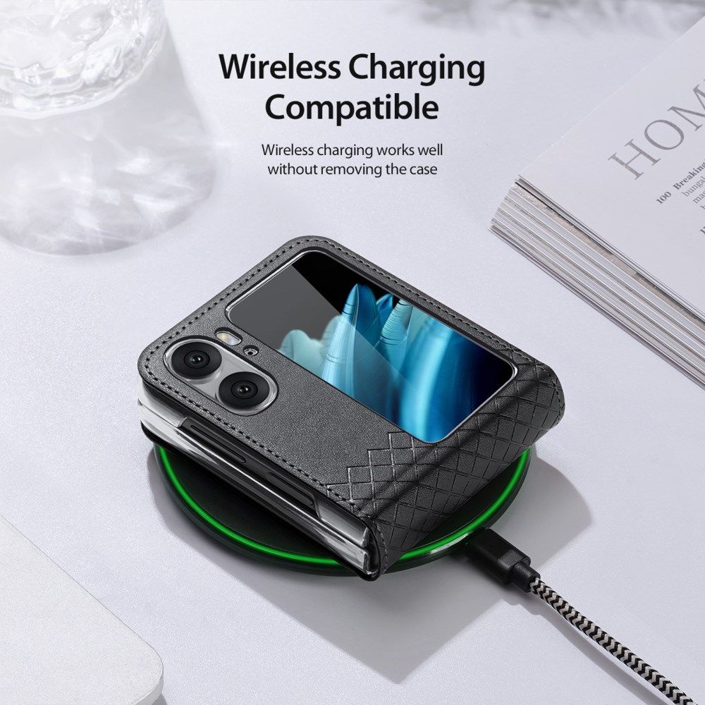 Dux Ducis Bril Oppo Find N2 Flip Hoesje Back Cover Zwart afbeelding 9