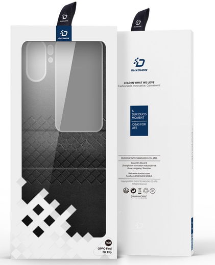 Dux Ducis Bril Oppo Find N2 Flip Hoesje Back Cover Zwart afbeelding 11