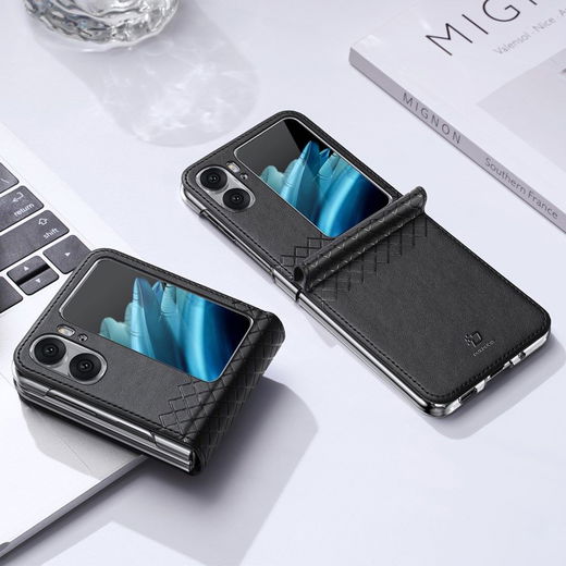 Dux Ducis Bril Oppo Find N2 Flip Hoesje Back Cover Zwart afbeelding 10