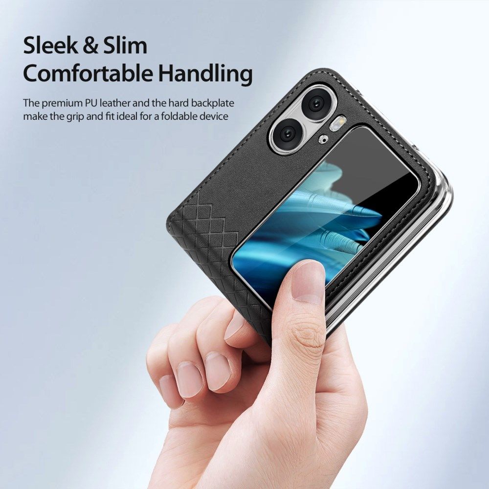 Dux Ducis Bril Oppo Find N2 Flip Hoesje Back Cover Zwart afbeelding 6