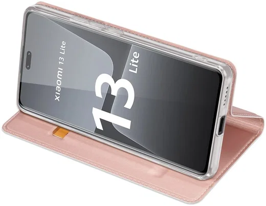Dux Ducis Skin Pro Xiaomi 13 Lite Hoesje Portemonnee Book Case Roze afbeelding 5