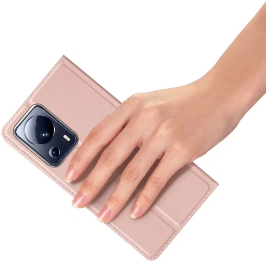 Dux Ducis Skin Pro Xiaomi 13 Lite Hoesje Portemonnee Book Case Roze afbeelding 7