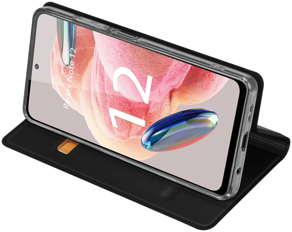 Dux Ducis Skin Pro Xiaomi Redmi Note 12 Hoesje Portemonnee Zwart afbeelding 5