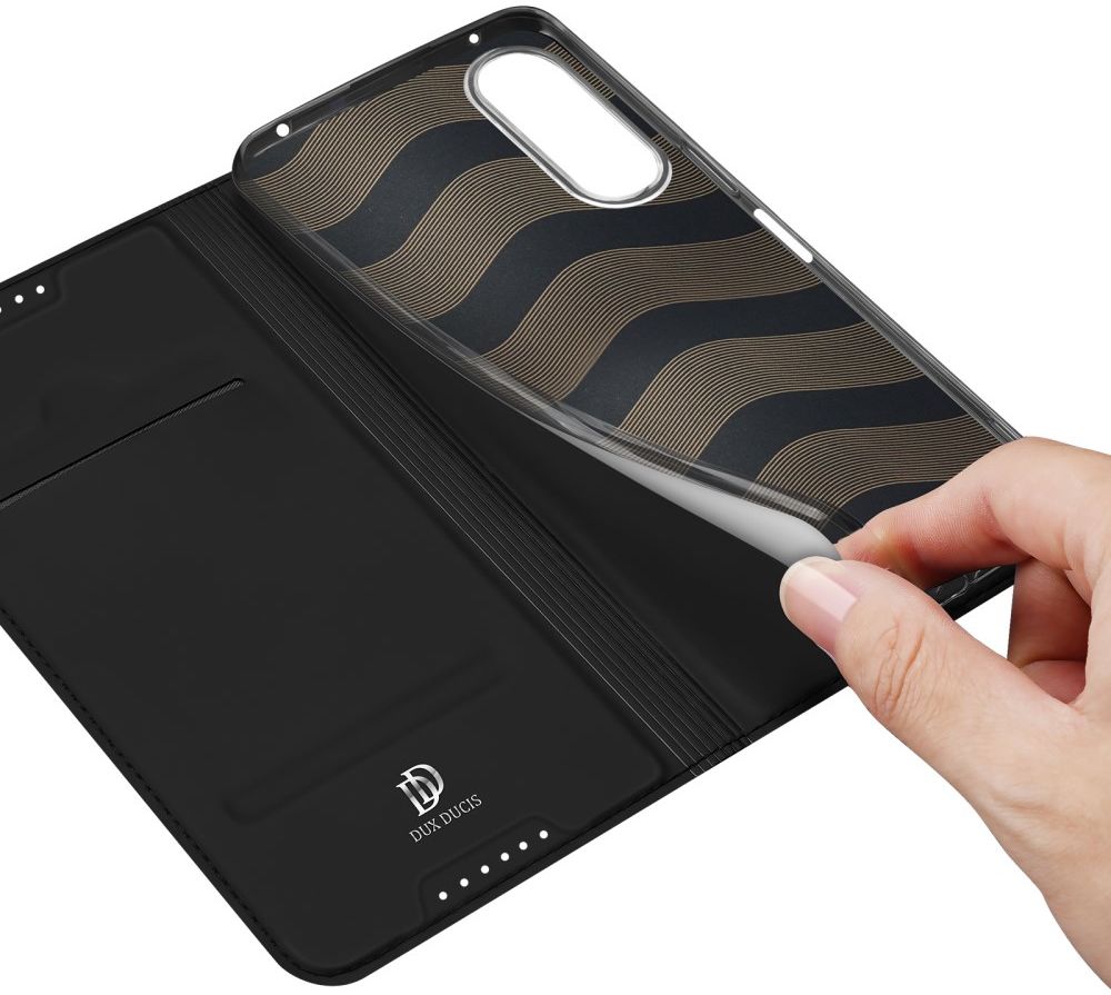 Dux Ducis Skin Pro Sony Xperia 10 V Hoesje Portemonnee Zwart afbeelding 4