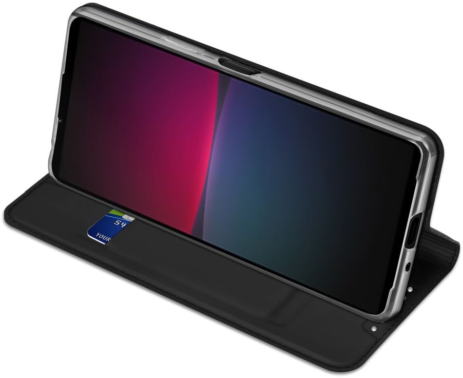 Dux Ducis Skin Pro Sony Xperia 10 V Hoesje Portemonnee Zwart afbeelding 8