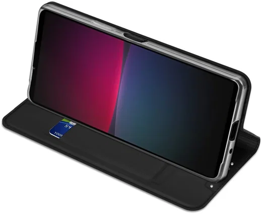 Dux Ducis Skin Pro Sony Xperia 10 V Hoesje Portemonnee Zwart afbeelding 8