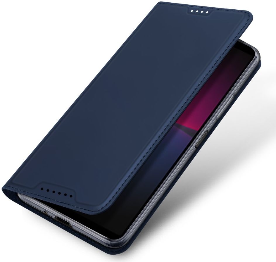 Dux Ducis Skin Pro Sony Xperia 10 V Hoesje Portemonnee Blauw afbeelding 1