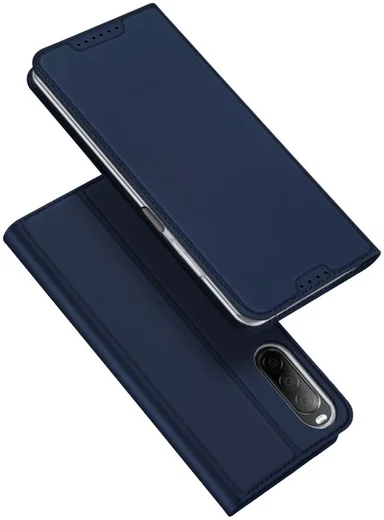 Dux Ducis Skin Pro Sony Xperia 10 V Hoesje Portemonnee Blauw afbeelding 6