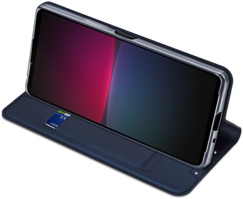 Dux Ducis Skin Pro Sony Xperia 10 V Hoesje Portemonnee Blauw afbeelding 8