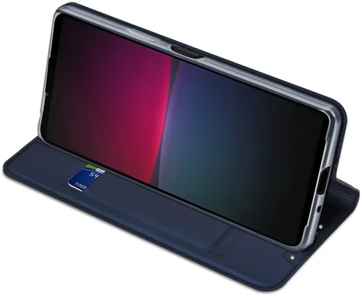 Dux Ducis Skin Pro Sony Xperia 10 V Hoesje Portemonnee Blauw afbeelding 8