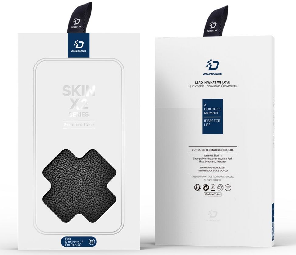 Dux Ducis Skin X2 Xiaomi Redmi Note 12 Pro Plus Hoesje Book Case Zwart afbeelding 13