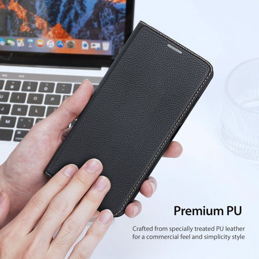 Dux Ducis Skin X2 Xiaomi Redmi Note 12 Pro Plus Hoesje Book Case Zwart afbeelding 7