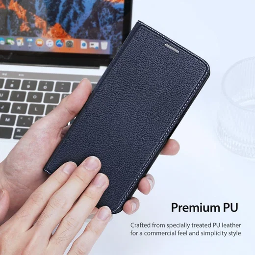 Dux Ducis Skin X2 Xiaomi Redmi Note 12 Pro Plus Hoesje Book Case Blauw afbeelding 7