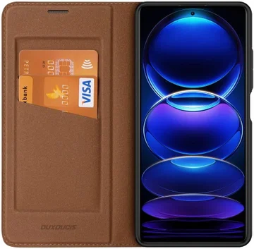 Dux Ducis Skin X2 Xiaomi Redmi Note 12 Pro Plus Hoesje Book Case Bruin