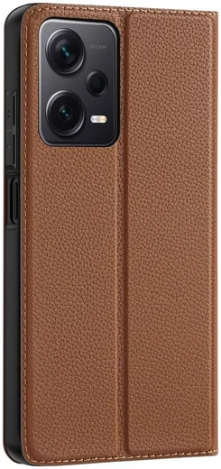 Dux Ducis Skin X2 Xiaomi Redmi Note 12 Pro Plus Hoesje Book Case Bruin afbeelding 12