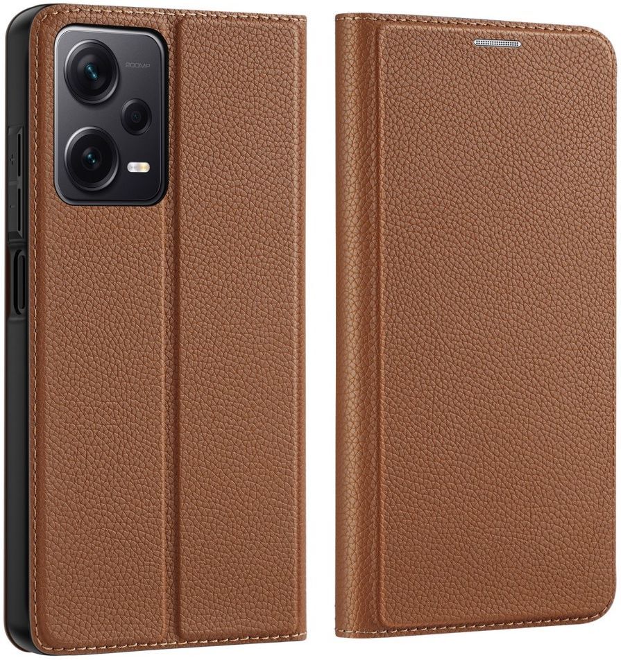 Dux Ducis Skin X2 Xiaomi Redmi Note 12 Pro Plus Hoesje Book Case Bruin afbeelding 2