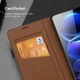 Dux Ducis Skin X2 Xiaomi Redmi Note 12 Pro Plus Hoesje Book Case Bruin afbeelding 4