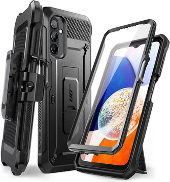 SUPCASE UB Pro Samsung Galaxy A14 Hoesje Full Protect Kickstand Zwart