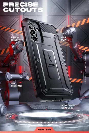 SUPCASE UB Pro Samsung Galaxy A54 Hoesje Full Protect Kickstand Zwart afbeelding 6