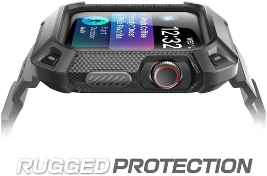 SUPCASE UB Pro - Apple Watch 41MM / 40MM Hoesje met Bandje - Zwart afbeelding 2