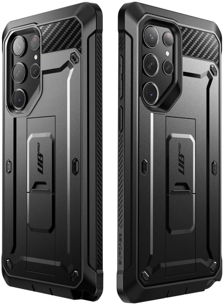 SUPCASE UB Pro Samsung S23 Ultra Hoesje Full Protect Kickstand Zwart afbeelding 11